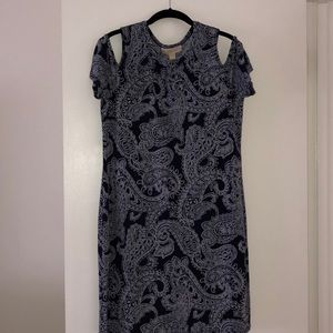 Michael Kors cold shoulder dress